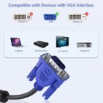 1.5M 3+5VGA CABLE shielding64 copper OD7.6 TPLINK - Image 4
