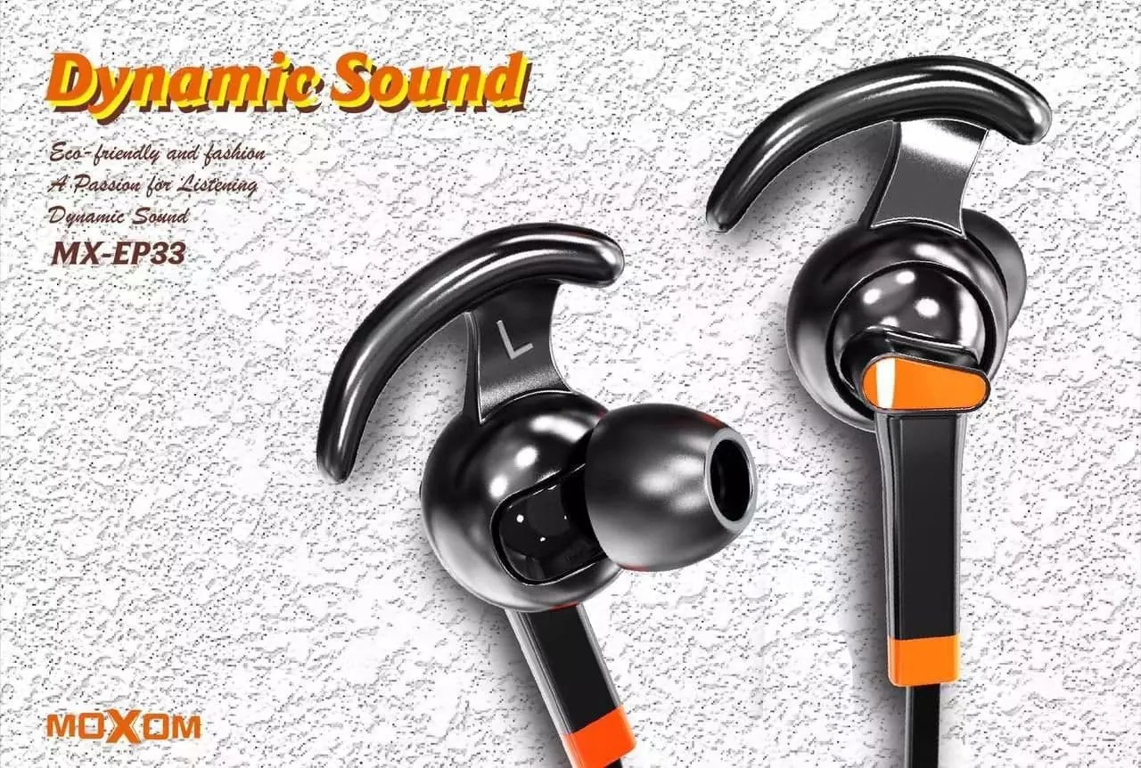 98957.jpg MOXOM SOUNDAXE WIRED EARPHONE MX-EP33 - Image 1