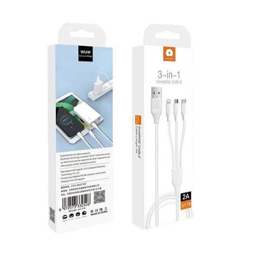 WhatsApp Image 2026-06-08 at 18.43.47 WUW-X179 3 in 1 Charge Cable - Image 1