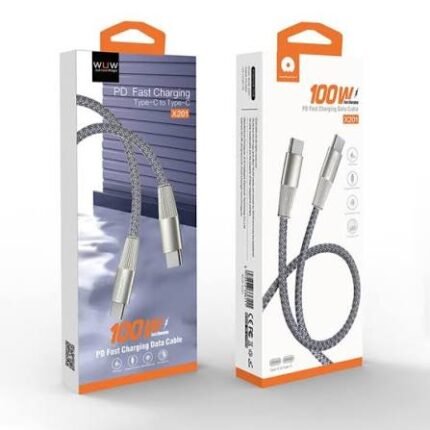 WUW-X201 TypeC-TypeC 100W Fast Charge Data Cable